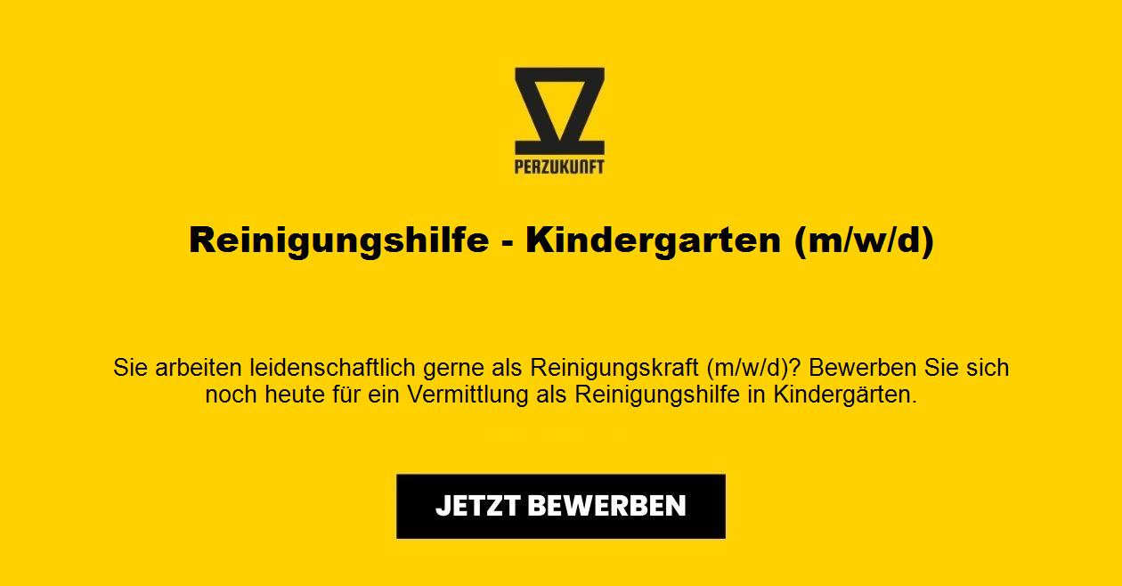 Reinigungshilfe - Kindergarten (m/w/d)