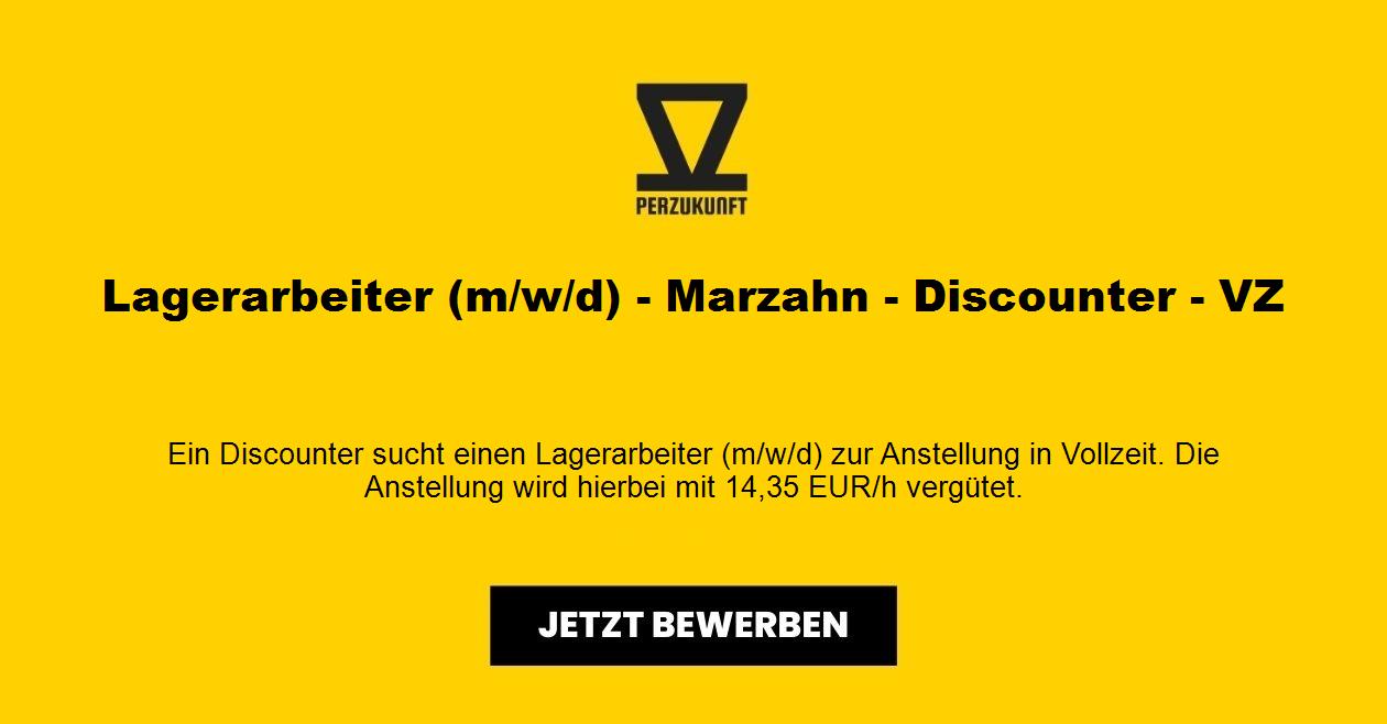 Lagerarbeiter (m/w/d) - Marzahn - Discounter - VZ