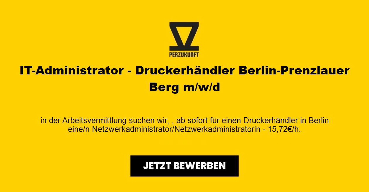 IT-Administrator - Druckerhändler Berlin-Prenzlauer Berg m/w/d