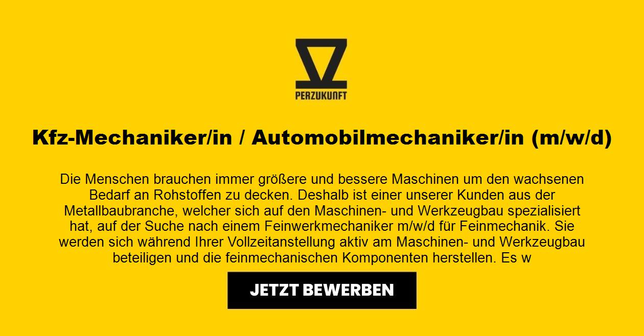 Kfz-Mechaniker/in / Automobilmechaniker/in (m/w/d)