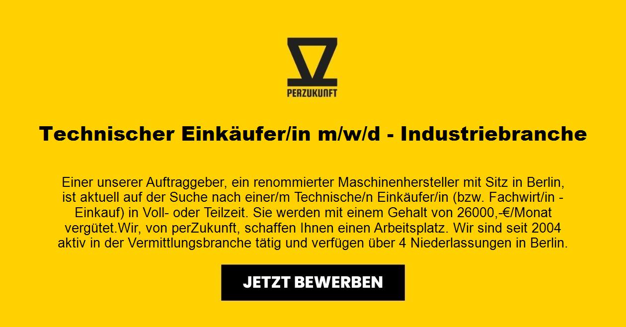Technischer Einkäufer/in m/w/d - Industriebranche
