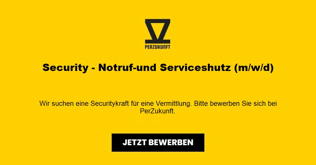 Security - Notruf-und Serviceshutz (m/w/d)