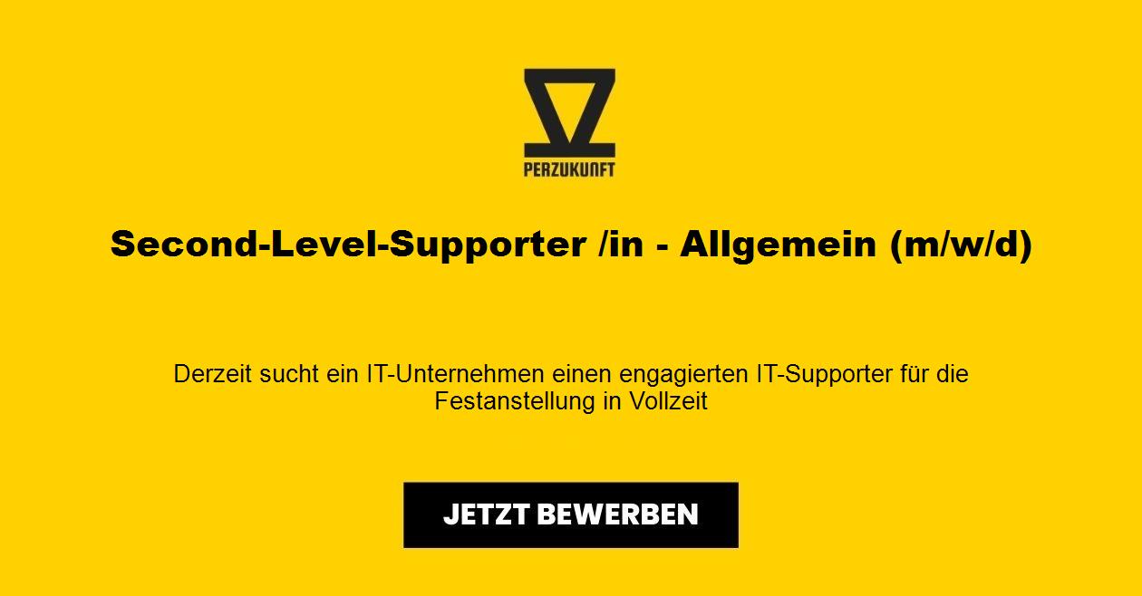 Second-Level-Supporter /in - Allgemein (m/w/d)