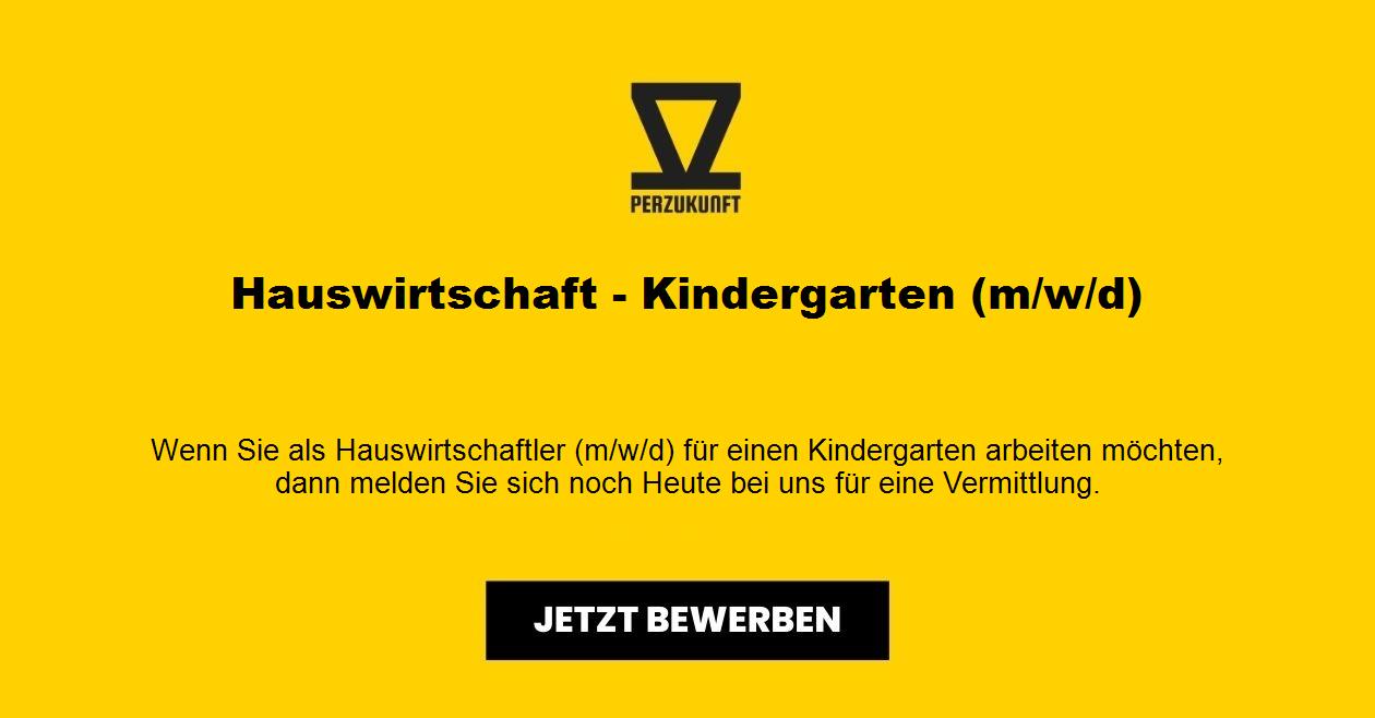 Hauswirtschaft - Kindergarten (m/w/d)