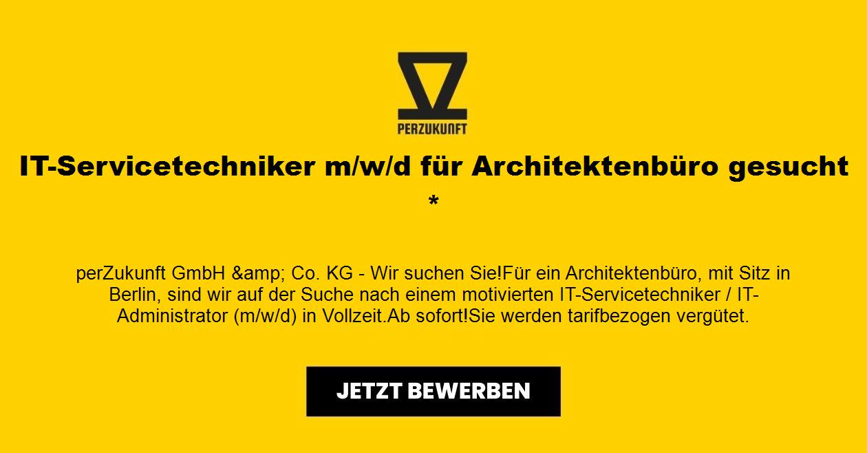 IT-Servicetechniker m/w/d für Architektenbüro gesucht *