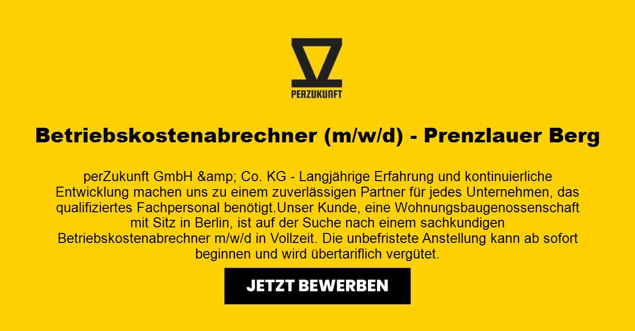Betriebskostenabrechner (m/w/d) - Prenzlauer Berg