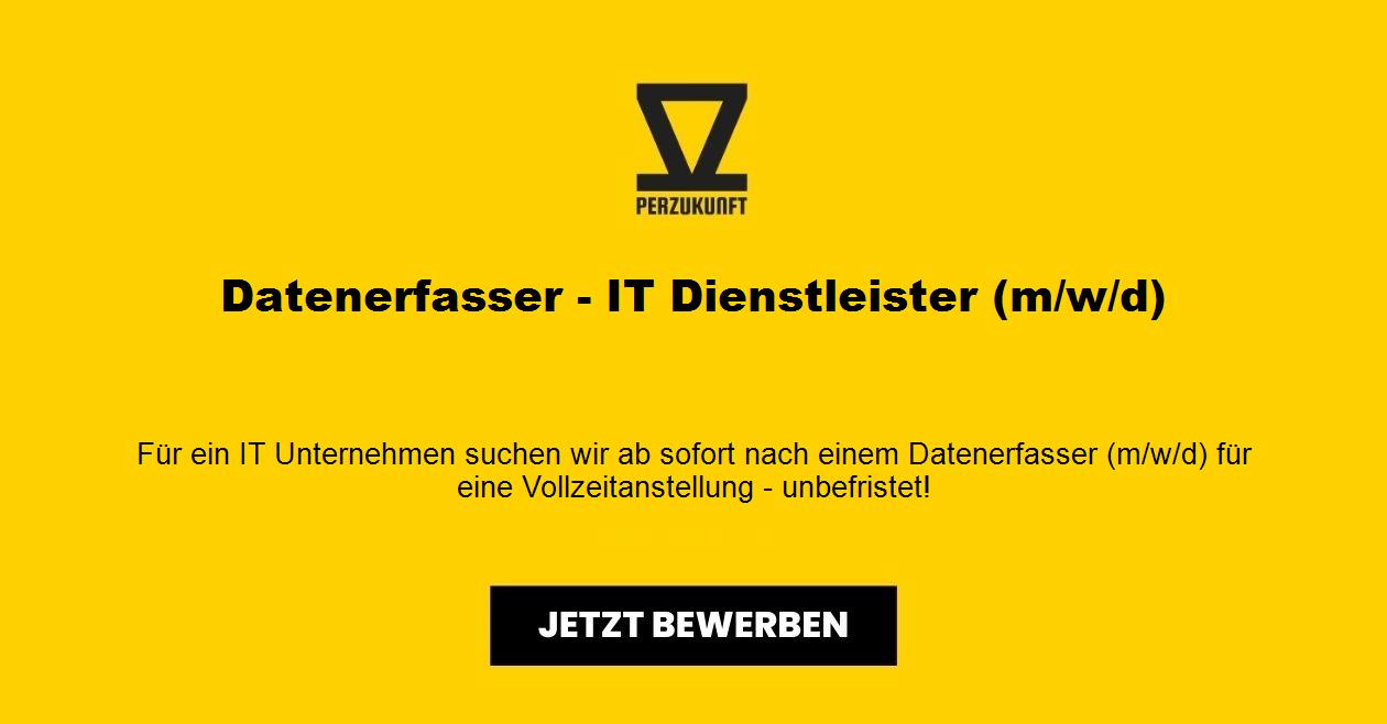 Datenerfasser - IT Dienstleister (m/w/d)