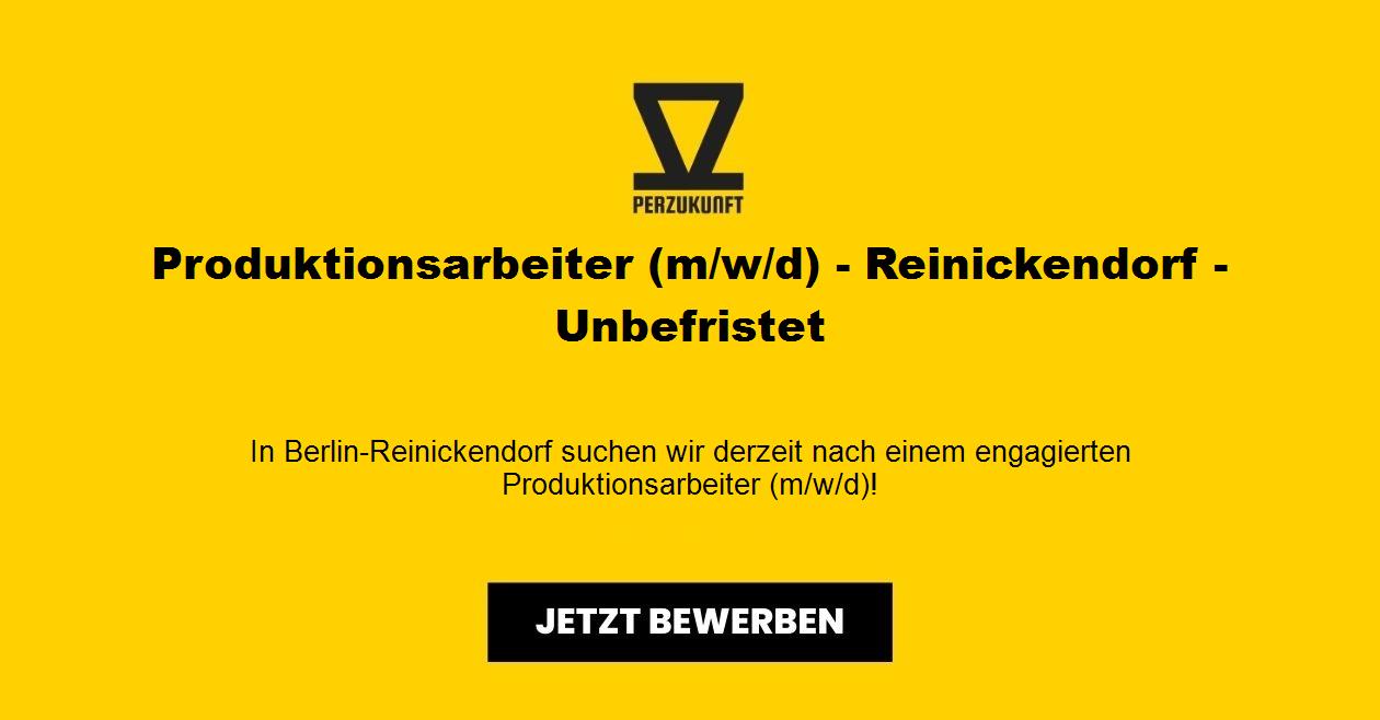 Produktionsarbeiter (m/w/d) - Reinickendorf - Unbefristet