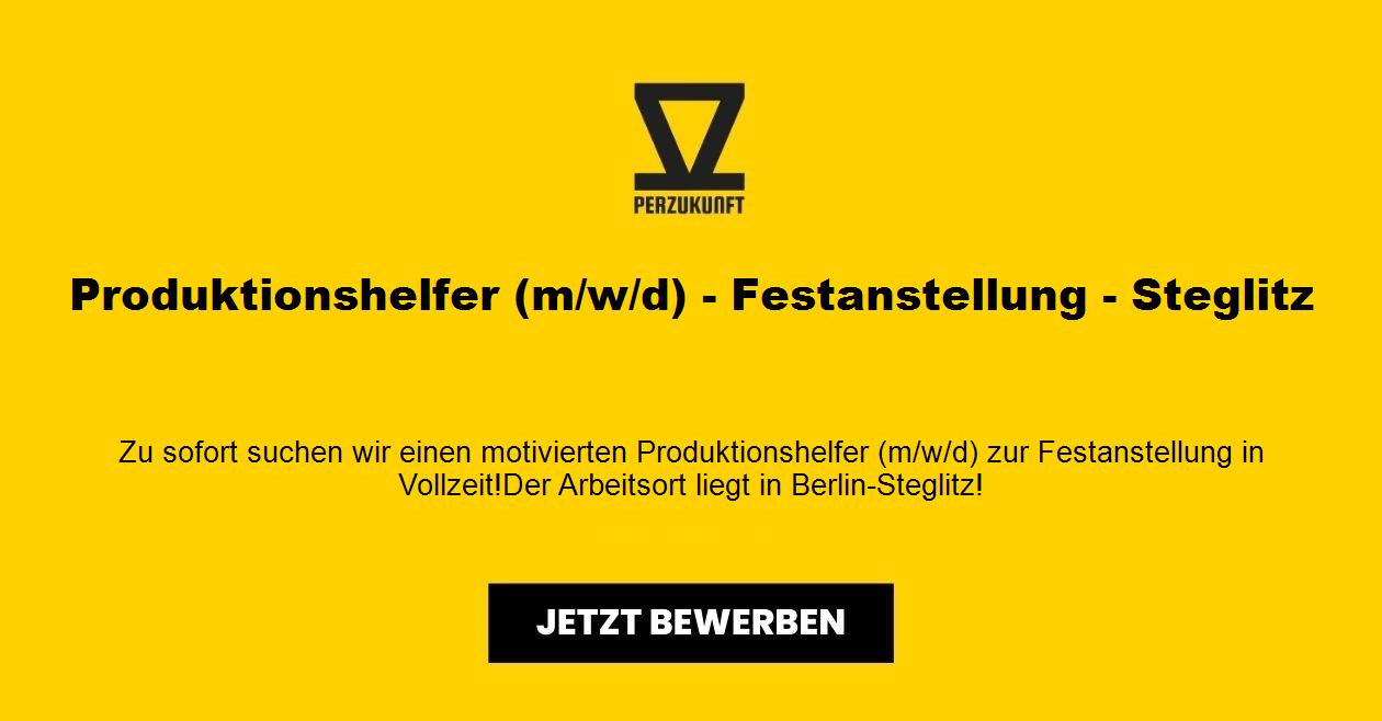 Produktionshelfer (m/w/d) - Festanstellung - Steglitz