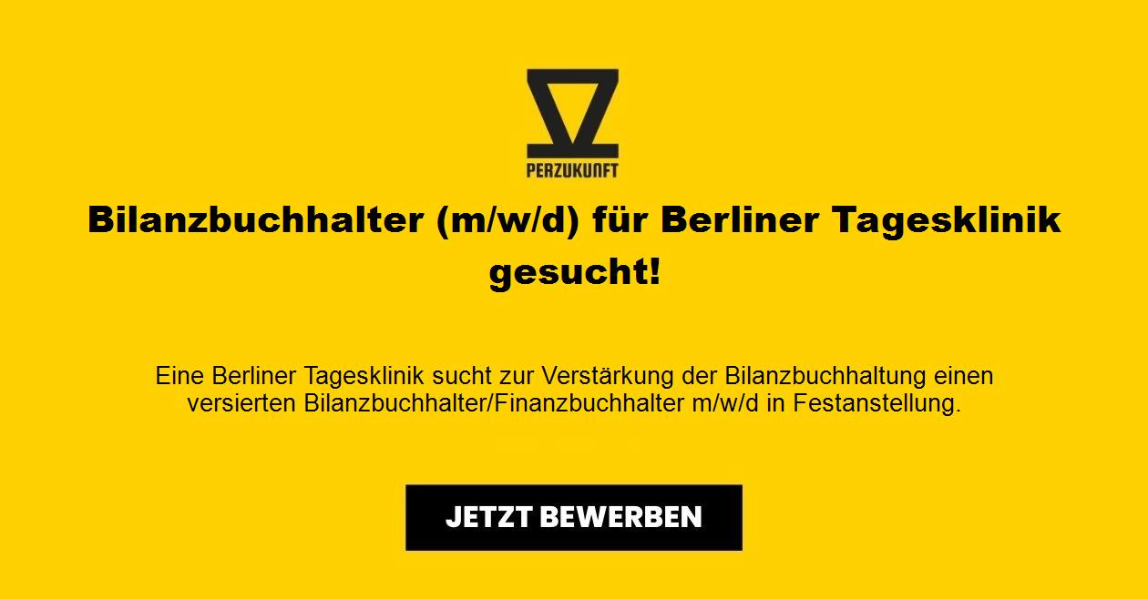 Bilanzbuchhalter (m/w/d) für Berliner Tagesklinik gesucht!