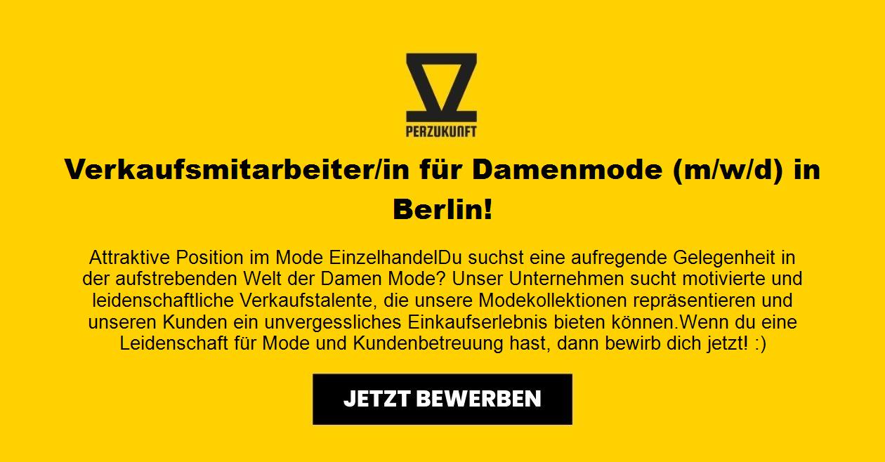 Verkaufsmitarbeiter/in für Damenmode (m/w/d) in Berlin!