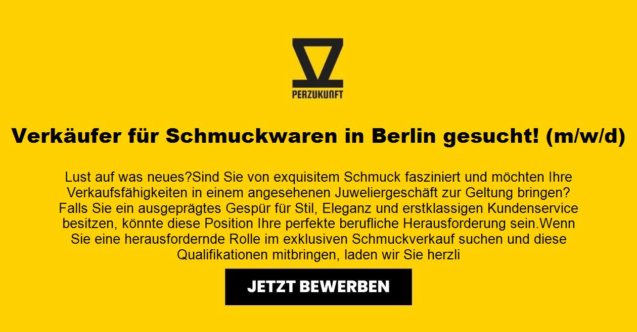 Verkäufer für Schmuckwaren in Berlin gesucht! (m/w/d)