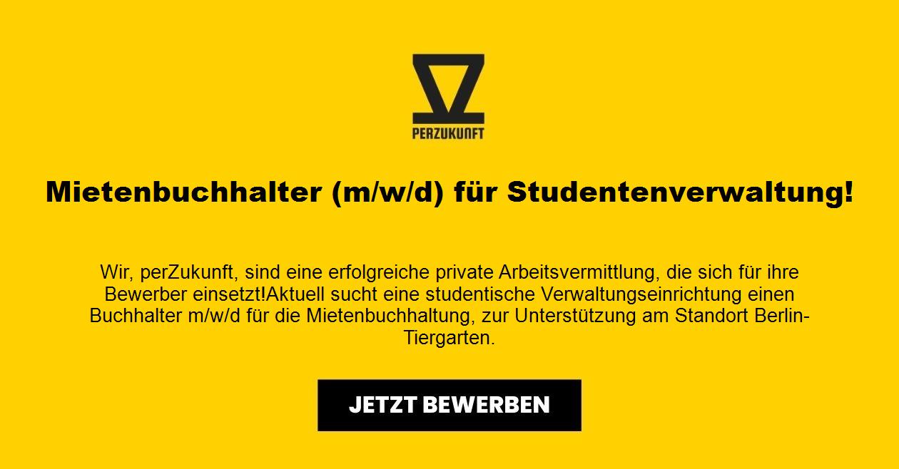 Mietenbuchhalter (m/w/d) für Studentenverwaltung!
