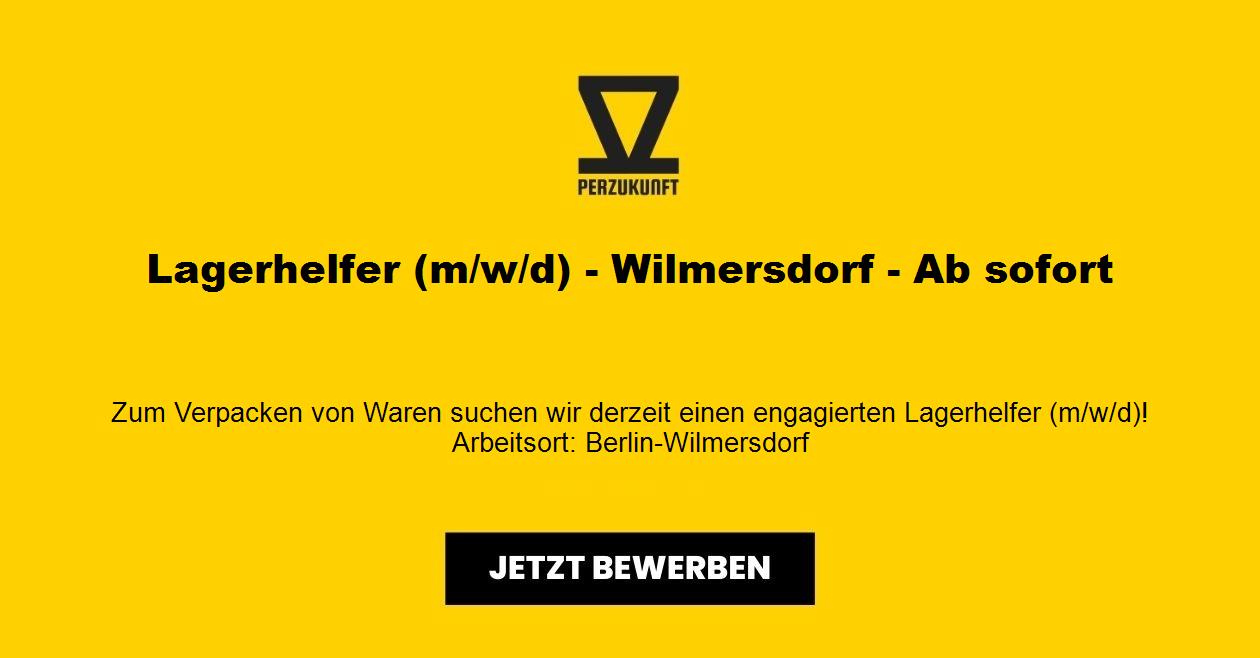 Lagerhelfer (m/w/d) - Wilmersdorf - Ab sofort