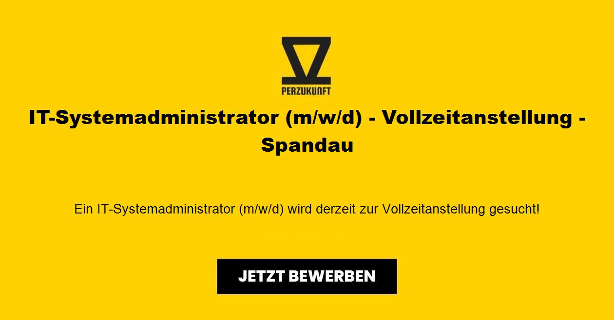IT-Systemadministrator (m/w/d) - Vollzeitanstellung -Spandau